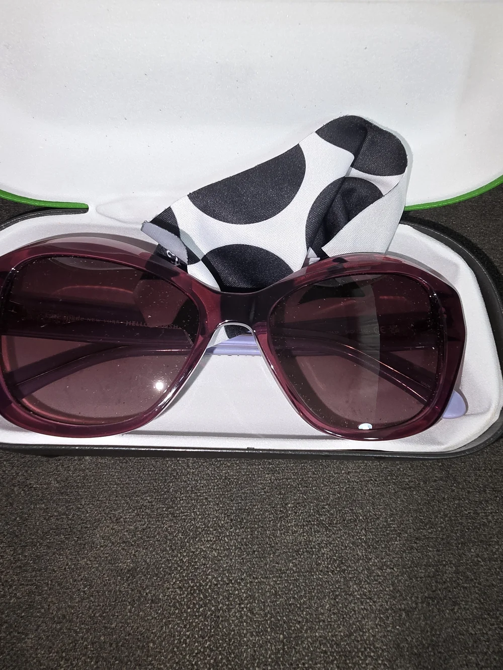 kate spade Purple Gradient Oversized Sunglasses